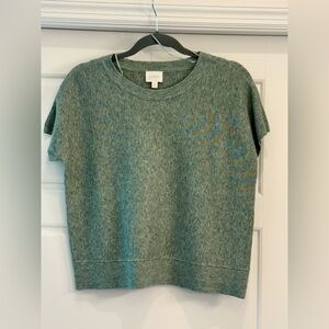 Cyrus Heather Green Knit Top
